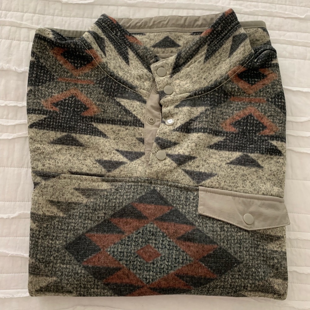 NWOT Lucky Brand Fleece Pullover